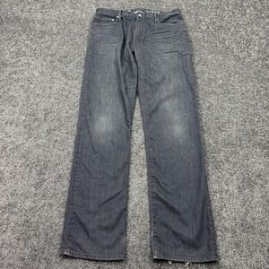 Gap 1969 Jeans Mens 34x36 Gray Standard Straight Medium Wash Denim City Casual